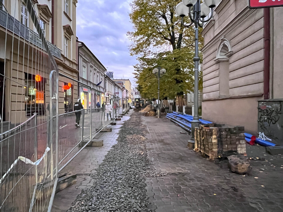 Przebudowa ul. Grunwaldzkiej w Rzeszowie [listopad 2023]